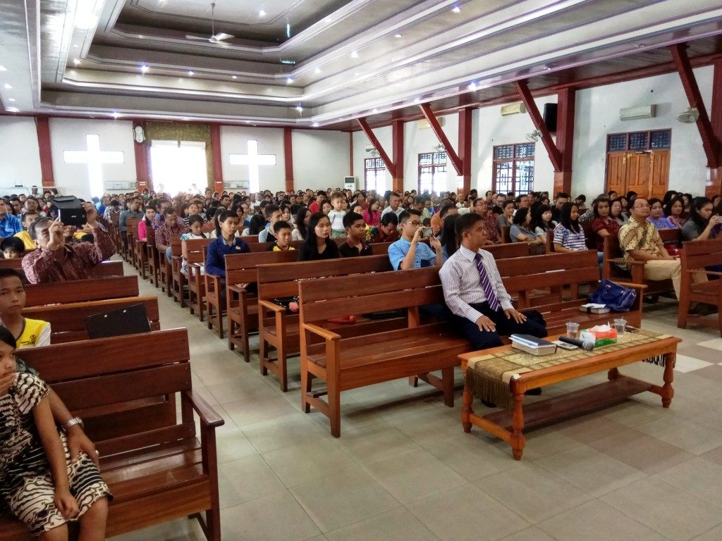 Jemaat GKII Bethel Sintang yang hadir